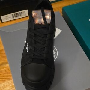 Palladium Women's Black Canvas Sneakers